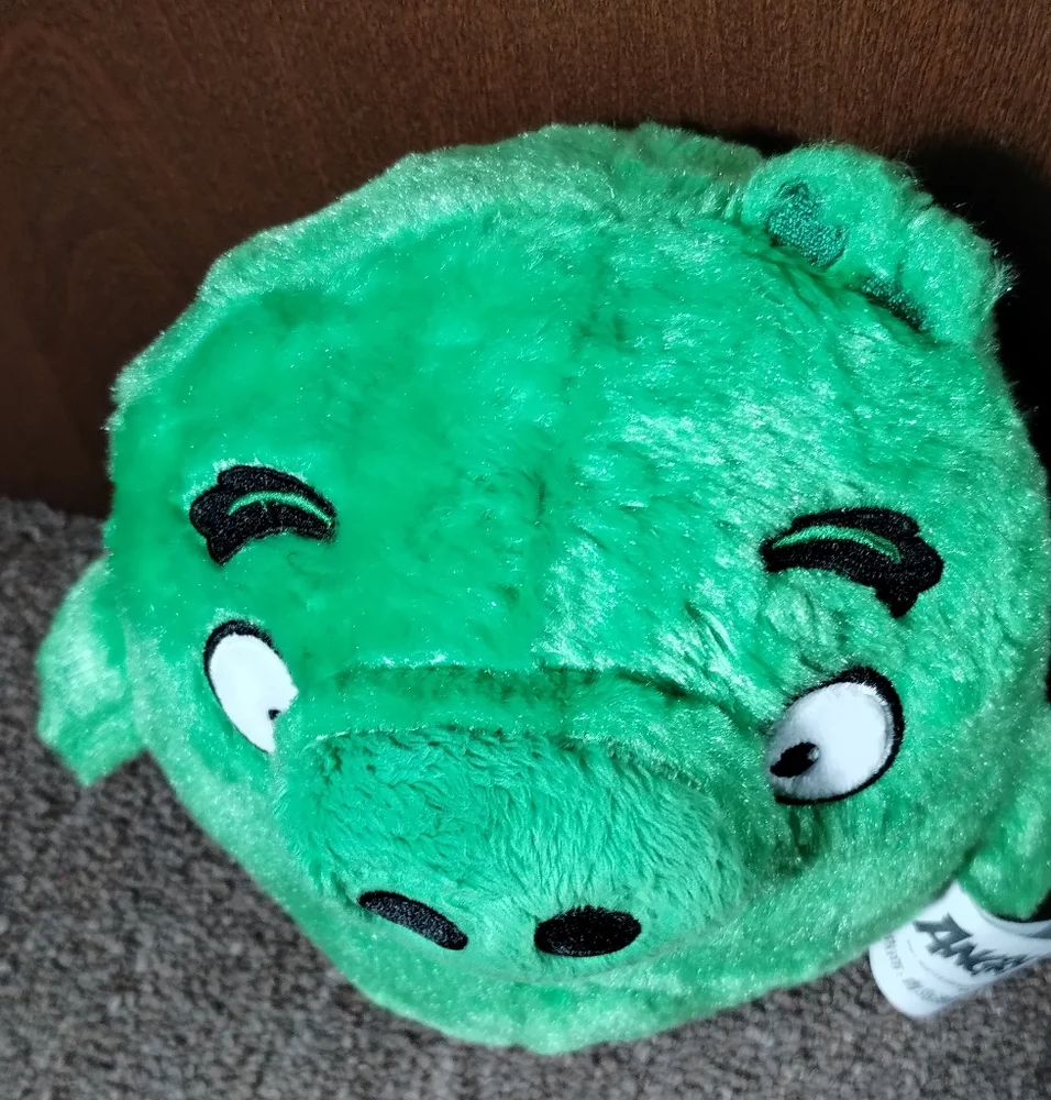 Angry Birds Earl Pig Green Plush 8" Soft Toy Stuffed Animal - Picture 4 of 10